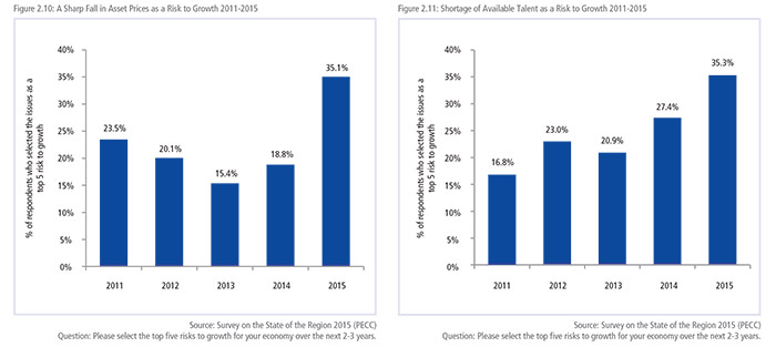 A Sharp Fall in Asset Prices as a Risk to Growth